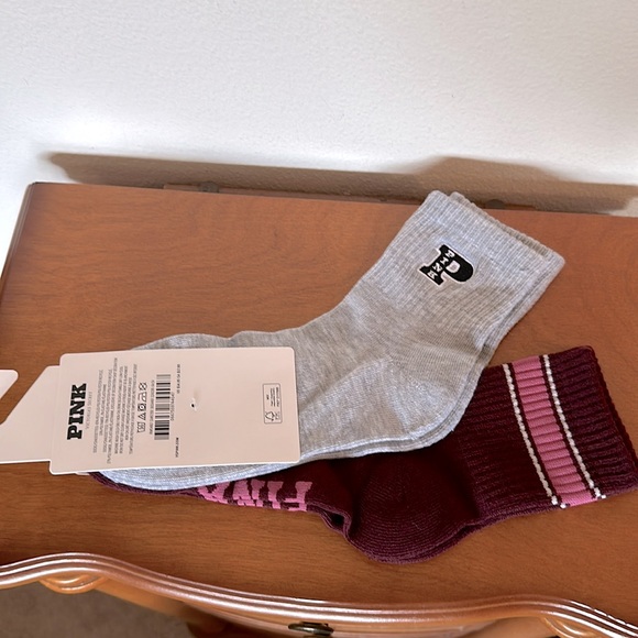 2pair VS PINK quarter socks - Picture 4 of 7